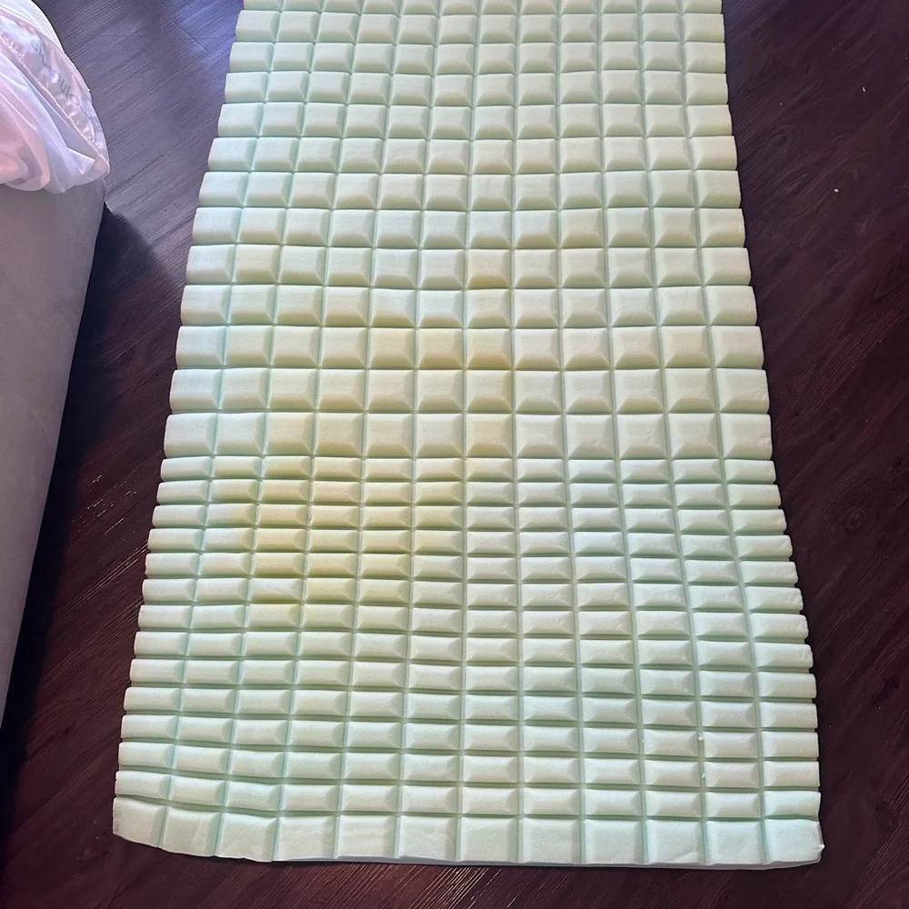 Twin Size Columbia Super Cool Mattress Topper with Machine Washable Cover